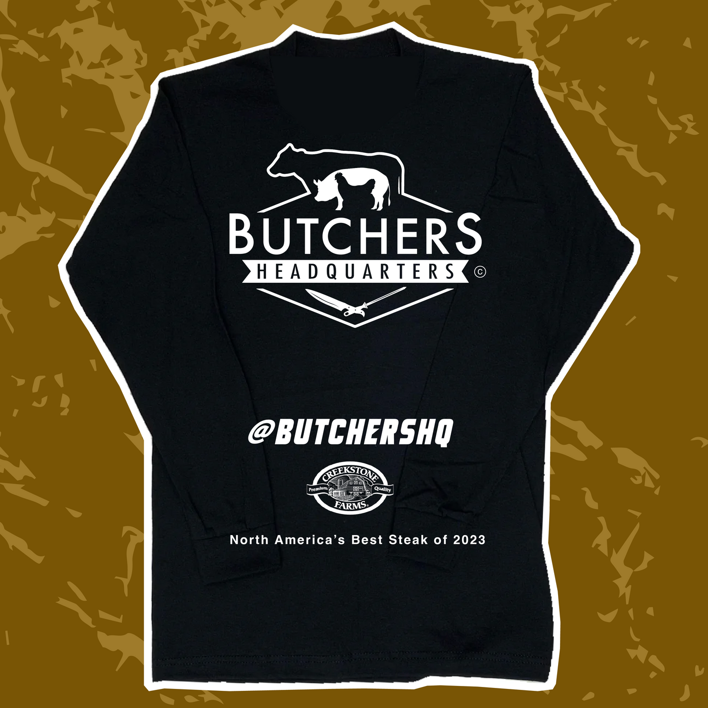 Butchers HQ long sleeve t-shirt