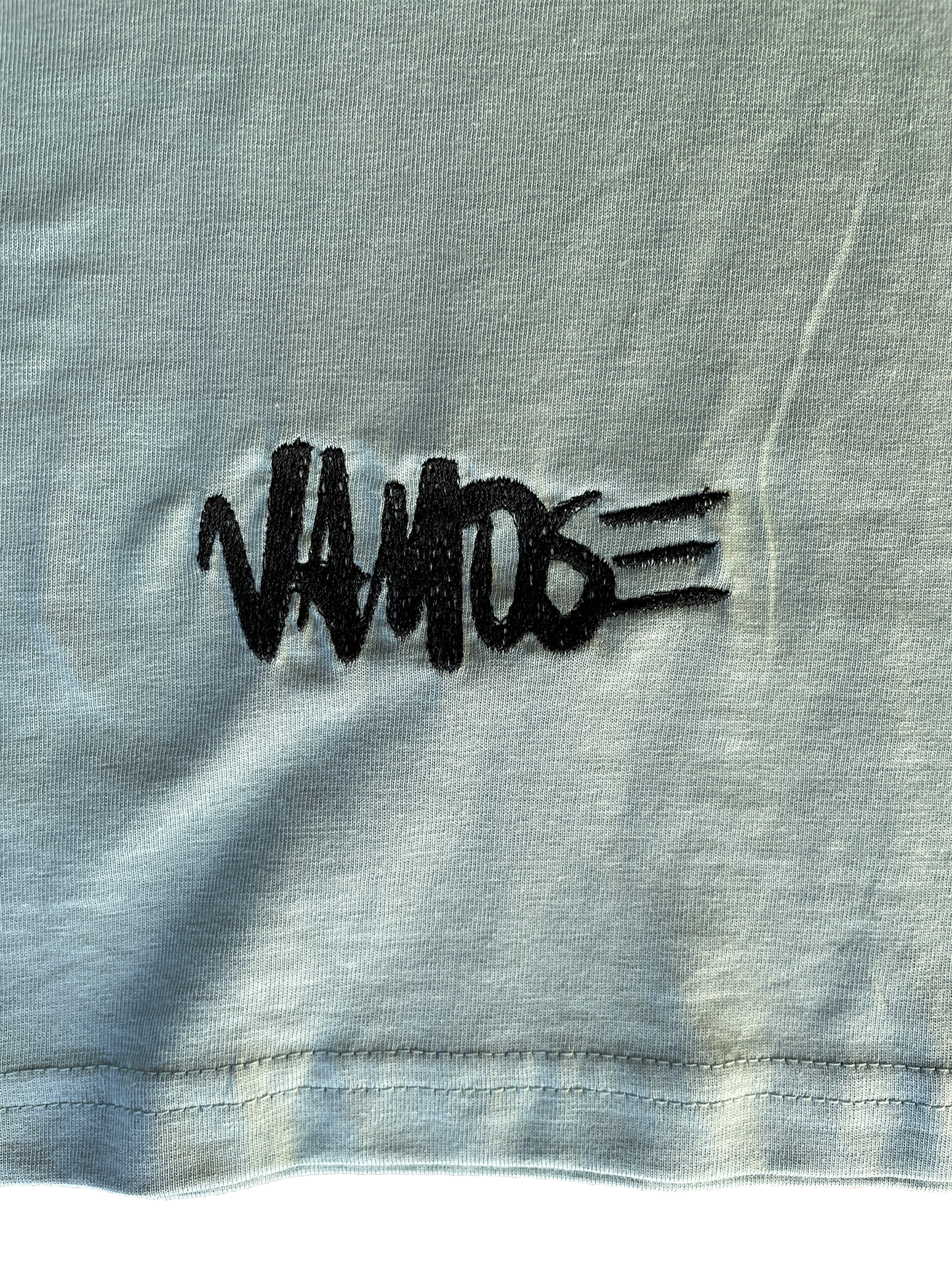 Dripping V Mint - Embroidered Short Sleeve T-Shirt