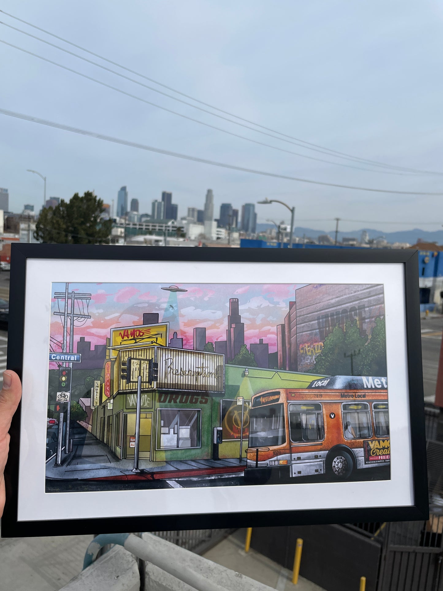 Urban Surveillance Framed Print - Limited Run