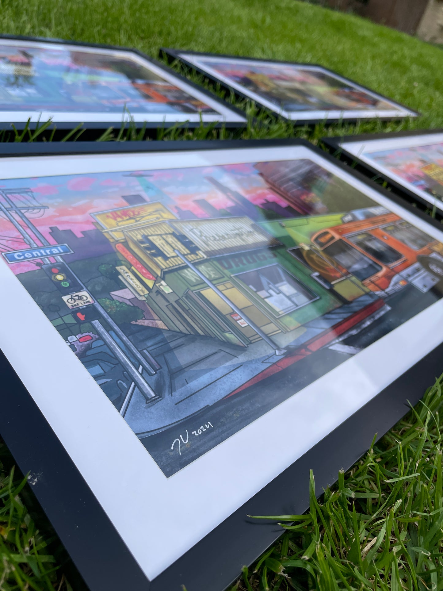 Urban Surveillance Framed Print - Limited Run