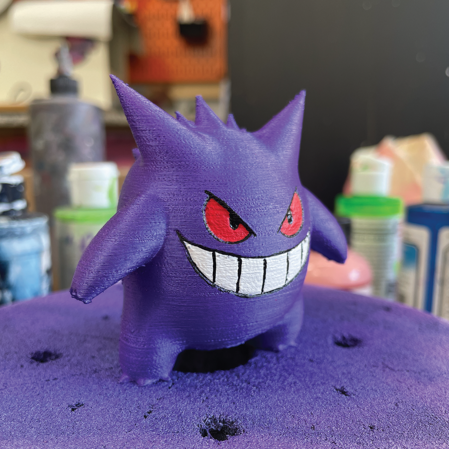 3D Printed & Hand Painted Gengar