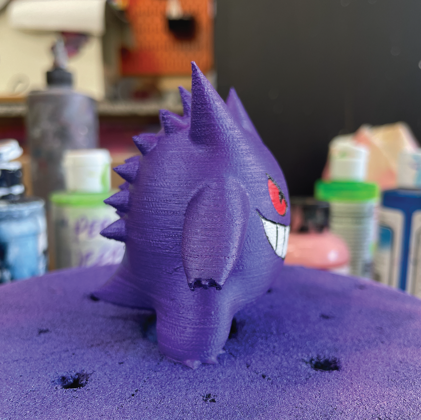 3D Printed & Hand Painted Gengar