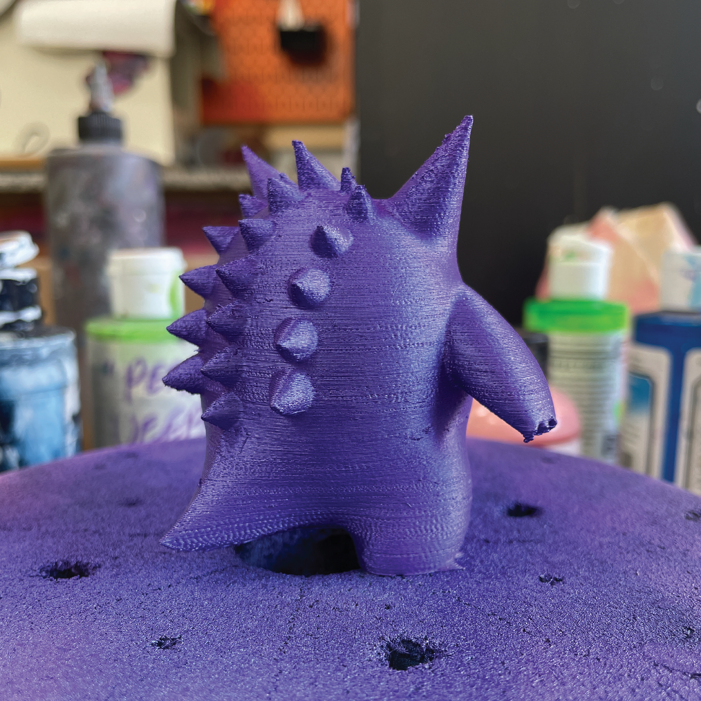 3D Printed & Hand Painted Gengar